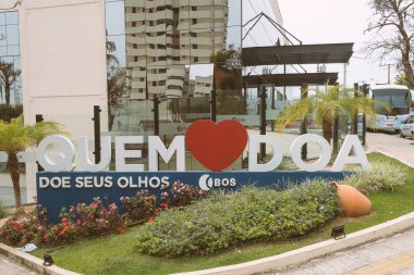 Sorocaba, Sao Paulo, Brezilya. 12 Eylül 2022. Gözlerinizi bağışlayın. BOS Kampanyasını seven, bağışta bulunan Sorocaba Göz Bankası.