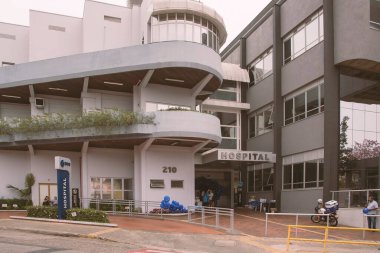 Sorocaba, Sao Paulo, Brezilya. 12 Eylül 2022 Ophthalmology Hastanesi, BOS Sorocaba göz bankası. Bina cephesi.