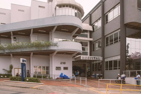 Sorocaba, Sao Paulo, Brezilya. 12 Eylül 2022 Ophthalmology Hastanesi, BOS Sorocaba göz bankası. Bina cephesi.