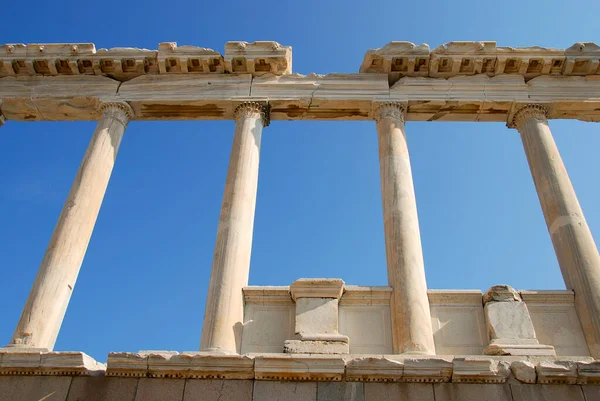 Pergamon Turcja Ruiny Pergamu Starożytnego Greckiego Miasta — Zdjęcie stockowe