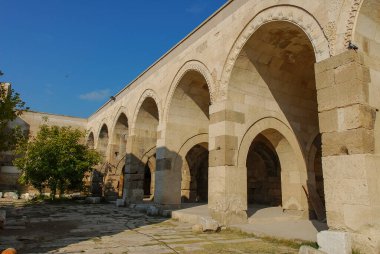 Sultanhani Caravanserai, Konya, Türkiye. Eskiden ticaret ve kervan duraklarında dururduk..