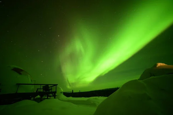 Northern Light Fairbanks Alaska — Stock Photo, Image