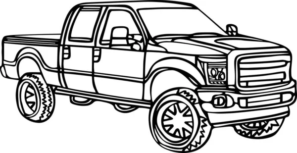 Car Vector Clip Art, Black and White
