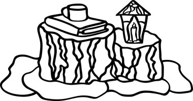 Christmas Vector Clip Art, Black and White