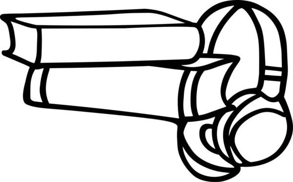 Book Vector Clip Art, Black adn White