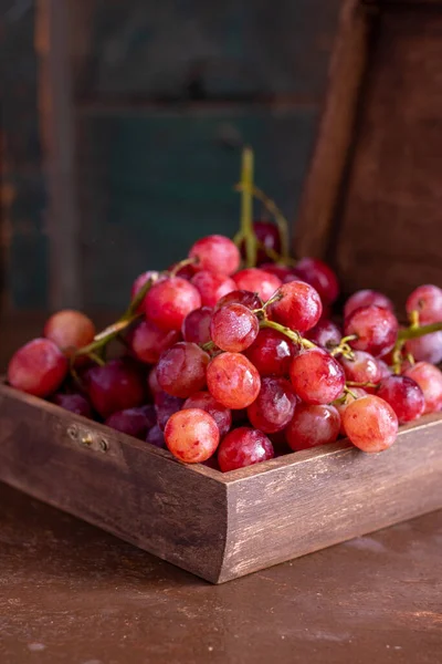 Red Grapes in the box