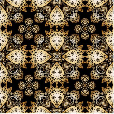 Hint kabilesi maskeli, kusursuz bir şablon.