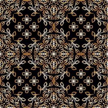 Lüks, pürüzsüz desenli çiçek desenli yuvarlak süs.