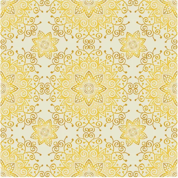  Kusursuz desenli mandala etnik dekoratif süs.