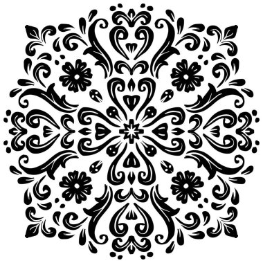 Soyut Mandala Çemberi süsü