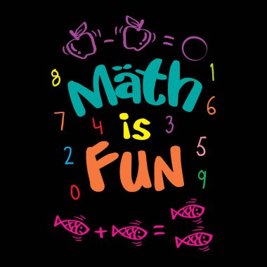 Matematik eğlenceli bir el yazısıdır. Motivasyon alıntısı