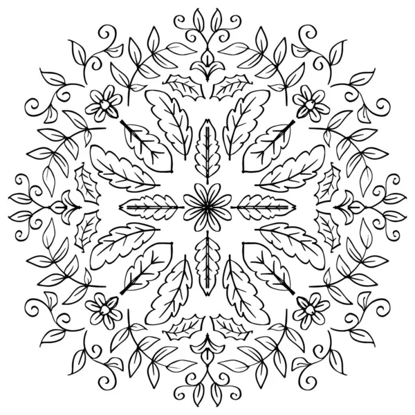 Цветочный Орнамент Мандала — стоковый вектор