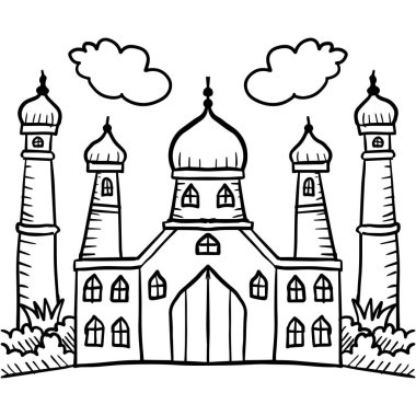  Cami Renklendirme Sayfa Tasarımı Çizimi