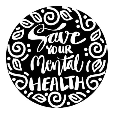 Akıl sağlığı mektuplarını kendine sakla. Poster tırnak içinde.