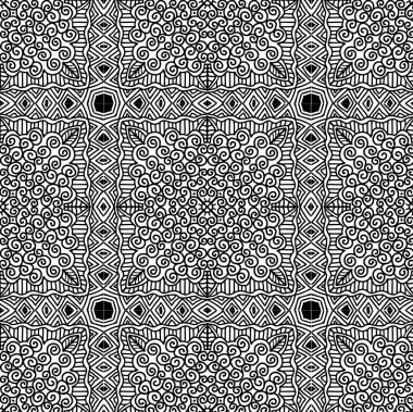 Etnik süs dekoratif pürüzsüz desen.