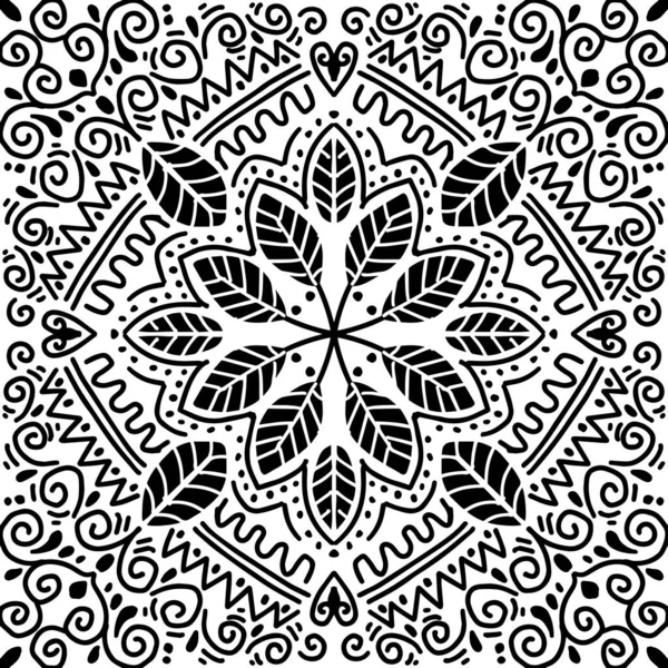 Etnische Ornament Decoratieve Naadloze Patroon — Stockvector