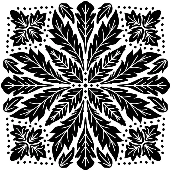 Etnische Bloemen Decoratieve Ornament Patroon — Stockvector