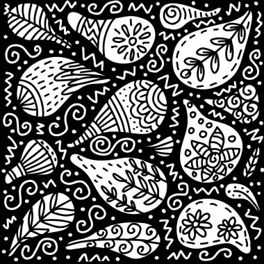 El çizimi desenli karalama biçimi