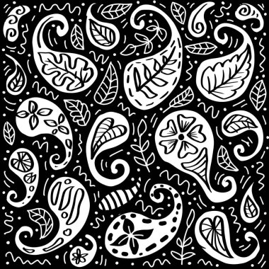 El çizimi desenli karalama biçimi