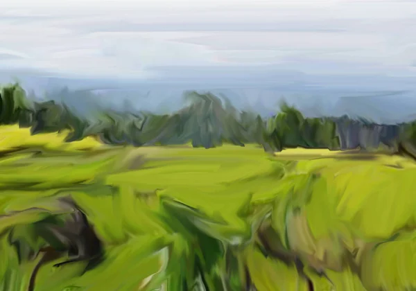 abstract painting, nature painting, mountain painting, Abstract impressionism. landscape. Modern painting. Hand drawn illustration.