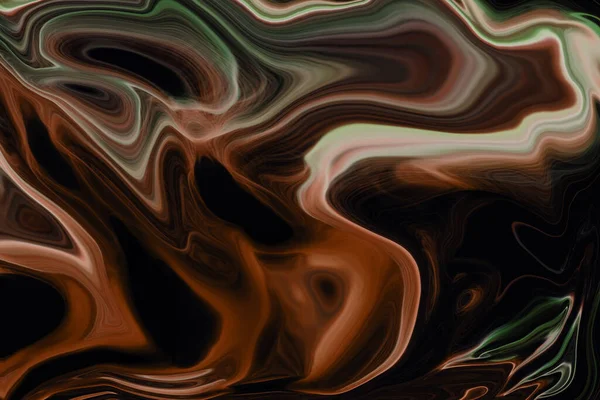 流体芸術のテクスチャ 塗料混合効果を持つ抽象的な背景 液性アクリル絵具 — ストック写真