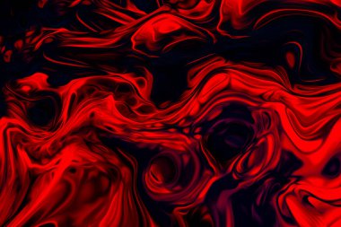 Renkli, mermer desenli boya. Gökkuşağı psikedelik girdap, girdap, soyut akrilik arka plan.