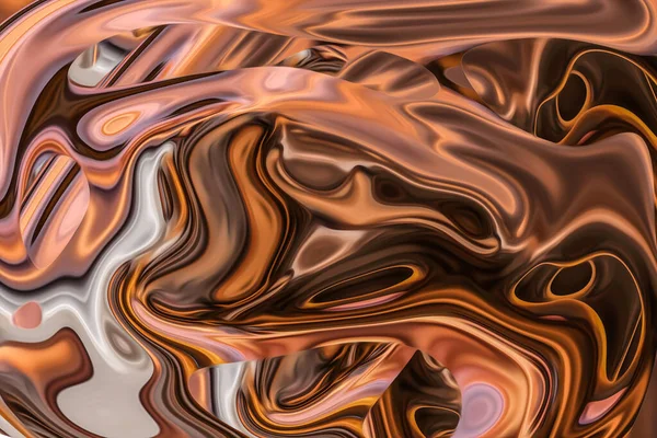 Renkli Mermer Desenli Boya Gökkuşağı Psikedelik Girdap Girdap Soyut Akrilik — Stok fotoğraf