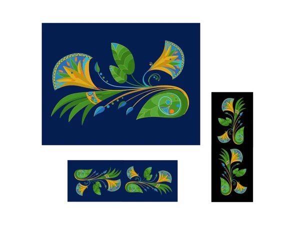 floral art for illustration, interior or print. Egipt. Africa. Ethnic ornament for clothes. Design and decor.