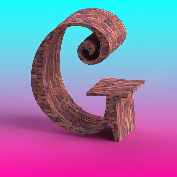 Alphabet Unique Interesting Texture Created Using Program — Foto Stock