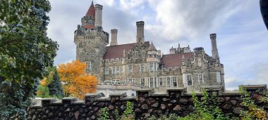 Scenic view of a historic castle