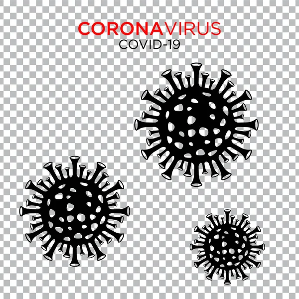 Illustrations Concept Coronavirus Covid Coronavirus Sars Cov Vector Illustration Vector — Stockový vektor