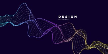Abstract background website Landing Page. Template for websites, or apps. Modern design. Abstract vector style. line and particles. Illustration suitable for design - Vector Illustration - Vector