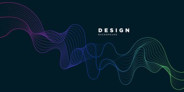 Abstract background website Landing Page. Template for websites, or apps. Modern design. Abstract vector style. line and particles. Illustration suitable for design - Vector Illustration - Vector