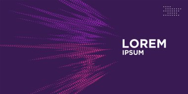 Modern sound wave equalizer. Vector illustration on dark background - EPS 10