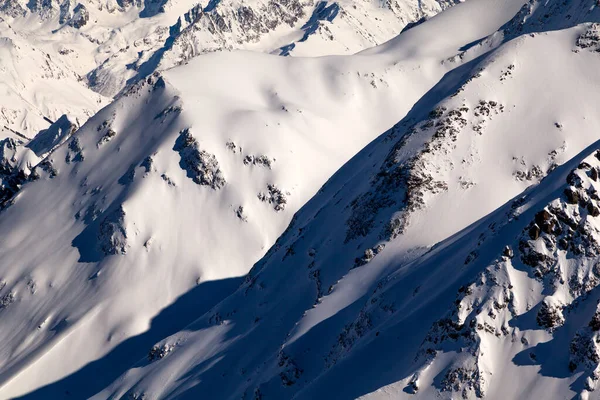 Caucasus Mountains Panoramic View Ski Slope Mountains Belalakaya Sofrudzhu Sulakhat — Stock Photo, Image