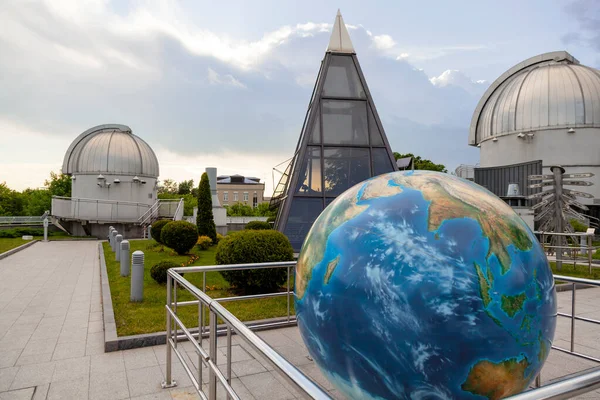 Edificio Del Planetario Mosca Giorno Sera Mosca Russia Marzo 2019 — Foto Stock
