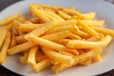 Beer snack, plate of fries