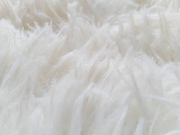 Creamy White Feather Soft Fabric background