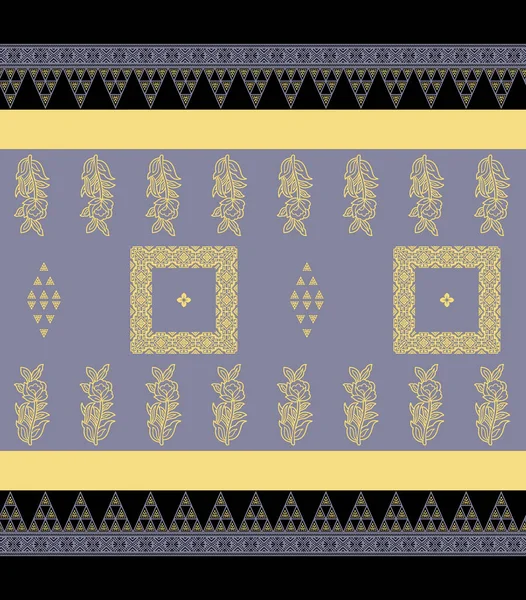 Digital Textile Ornaments Motif Multi Mixed Patterns Textile Print — Stock Photo, Image