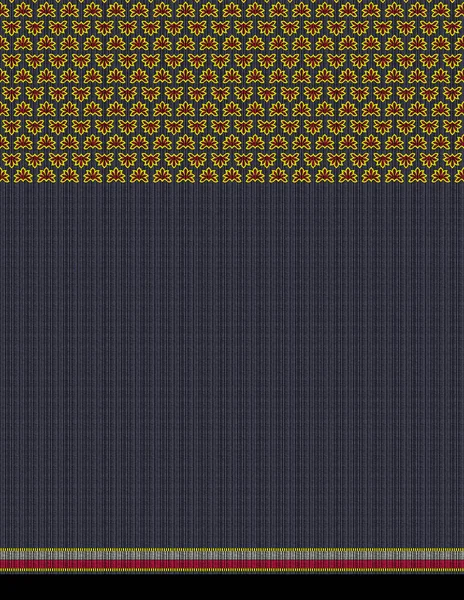 Digital Textile Ornaments Motif Multi Mixed Patterns Textile Prin Allover — Stockfoto