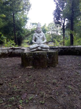 Bu çok çekici ve güzel bir görüntü. Ormandaki Shiva heykelini de içeriyor..