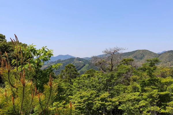 a beautiful view from the mountain top