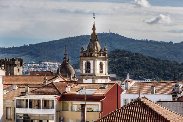 Braga Portugalsko Října 2021 Pouliční Atmosféra Architektonické Detaily Historickém Centru — Stock fotografie