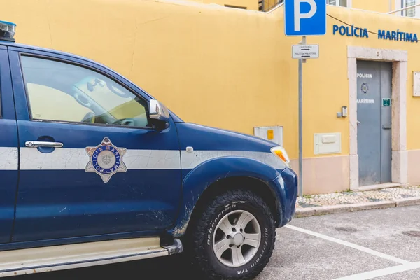 Figueira Foz Coimbra Portugal Oktober 2020 Maritieme Politieauto Policia Maritima — Stockfoto