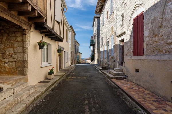 Monflanquin France October 2021 Architectural Detail Typical Houses City Center — Stockfoto