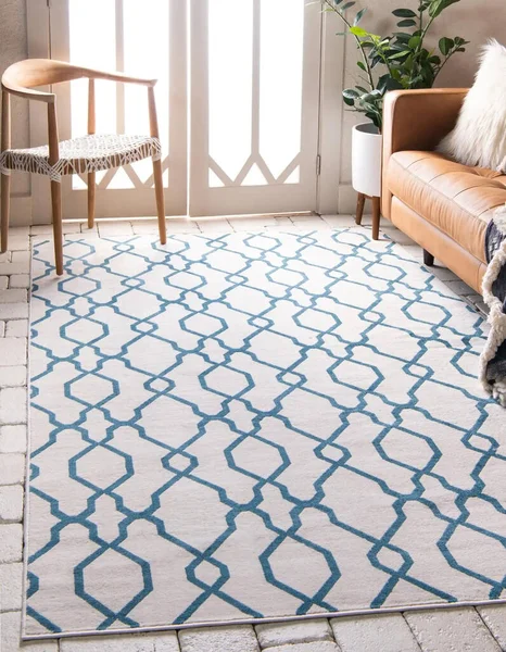 Modern living area floor rug interior room rug texture design.