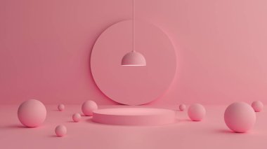 pink and blue abstract background, minimal minimalist business concept, copy space