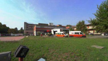 view of the emergency room of the Carpi hospital, modena