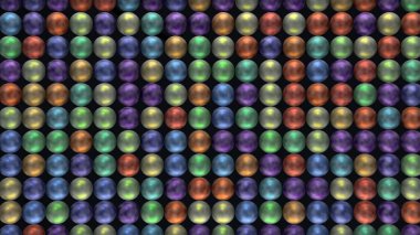 Dolunay deniz yüzeyinde şeffaf kalp ve kırmızı kalp)