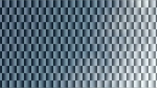 Parete Quadrata Metallo Bianco Blu Rendering — Foto Stock